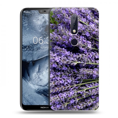 Дизайнерский пластиковый чехол для Nokia 6.1 Plus Лаванда