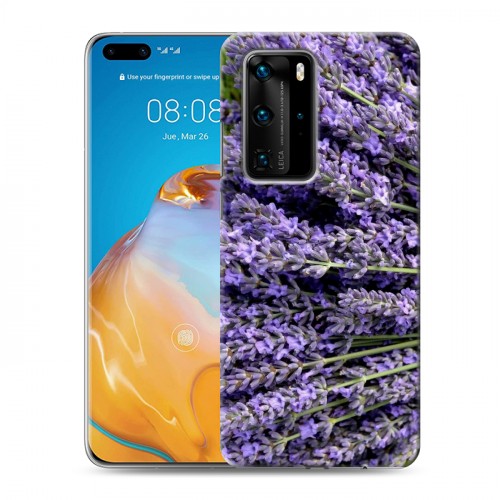 Дизайнерский пластиковый чехол для Huawei P40 Pro Лаванда