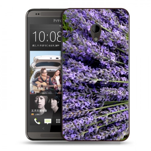 Дизайнерский пластиковый чехол для HTC Desire 700 Лаванда