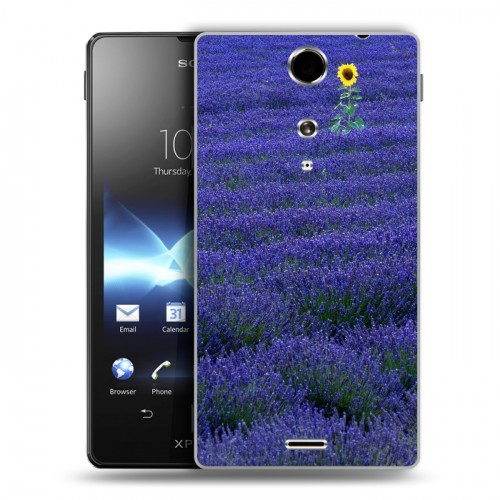 Дизайнерский пластиковый чехол для Sony Xperia TX Лаванда