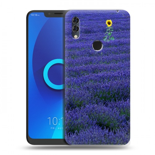 Дизайнерский силиконовый чехол для Alcatel 5V Лаванда