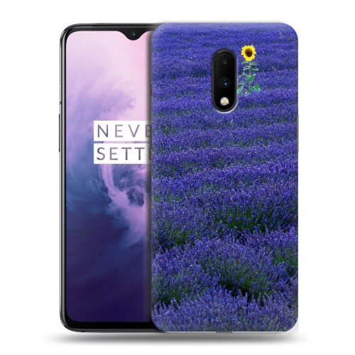 Дизайнерский пластиковый чехол для OnePlus 7 Лаванда