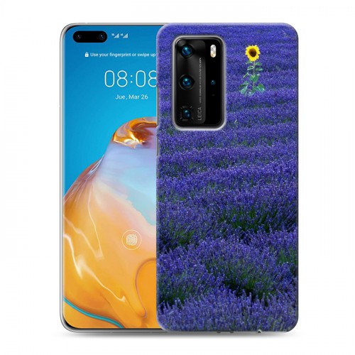 Дизайнерский пластиковый чехол для Huawei P40 Pro Лаванда