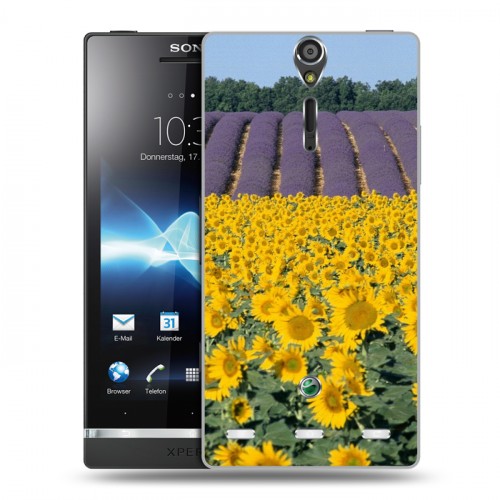 Дизайнерский пластиковый чехол для Sony Xperia S Лаванда