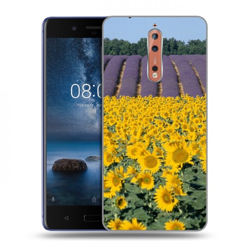 Дизайнерский пластиковый чехол для Nokia 8 Лаванда