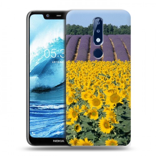 Дизайнерский силиконовый чехол для Nokia 5.1 Plus Лаванда