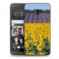 Дизайнерский пластиковый чехол для HTC Desire 700 Лаванда