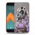 Дизайнерский пластиковый чехол для HTC 10 Лаванда