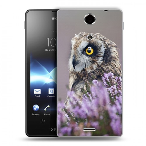 Дизайнерский пластиковый чехол для Sony Xperia TX Лаванда