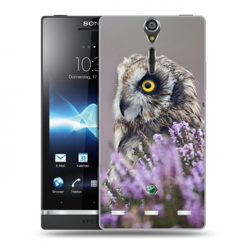 Дизайнерский пластиковый чехол для Sony Xperia S Лаванда