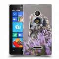 Дизайнерский пластиковый чехол для Microsoft Lumia 435 Лаванда