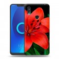 Дизайнерский силиконовый чехол для Alcatel 5V Лилии