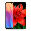 Дизайнерский силиконовый с усиленными углами чехол для Xiaomi RedMi 8A Лилии