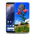 Дизайнерский силиконовый чехол для Nokia 9 PureView Лилии