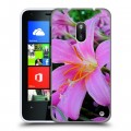 Дизайнерский пластиковый чехол для Nokia Lumia 620 Лилии