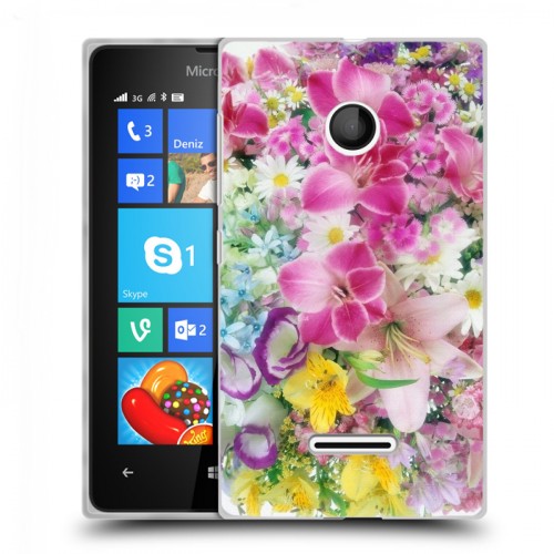 Дизайнерский пластиковый чехол для Microsoft Lumia 435 Лилии