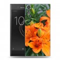 Дизайнерский пластиковый чехол для Sony Xperia XZs Лилии