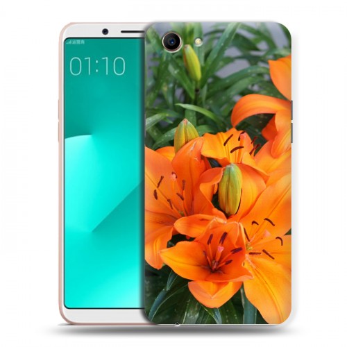 Дизайнерский пластиковый чехол для OPPO A83 Лилии