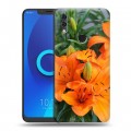 Дизайнерский силиконовый чехол для Alcatel 5V Лилии