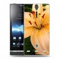 Дизайнерский пластиковый чехол для Sony Xperia S Лилии