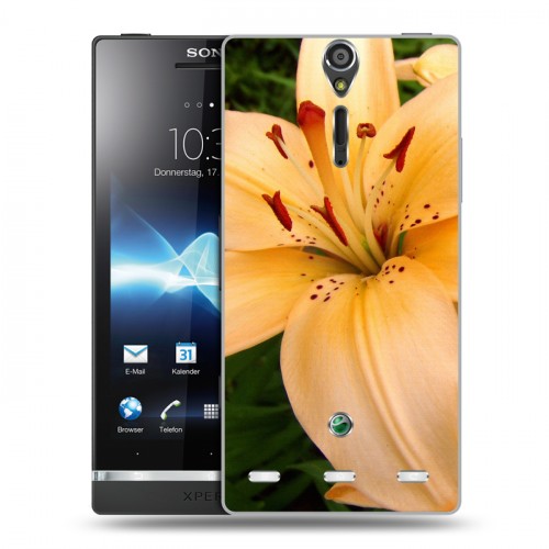 Дизайнерский пластиковый чехол для Sony Xperia S Лилии