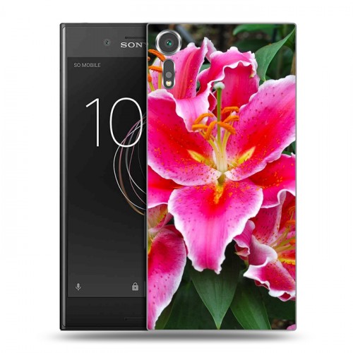 Дизайнерский пластиковый чехол для Sony Xperia XZs Лилии