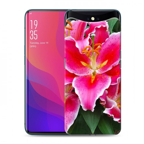 Дизайнерский силиконовый чехол для OPPO Find X Лилии