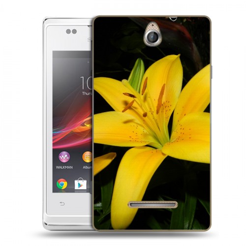 Дизайнерский пластиковый чехол для Sony Xperia E Лилии