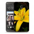 Дизайнерский пластиковый чехол для HTC Desire 700 Лилии