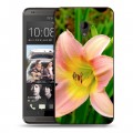 Дизайнерский пластиковый чехол для HTC Desire 700 Лилии