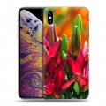 Дизайнерский силиконовый чехол для Iphone Xs Max Лилии