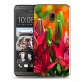 Дизайнерский пластиковый чехол для HTC Desire 700 Лилии