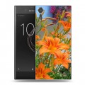 Дизайнерский пластиковый чехол для Sony Xperia XZs Лилии