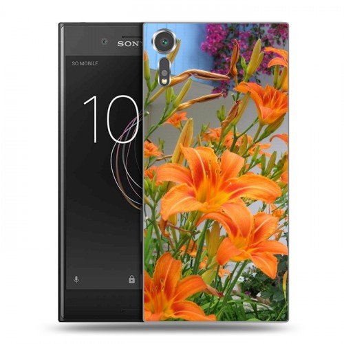 Дизайнерский пластиковый чехол для Sony Xperia XZs Лилии