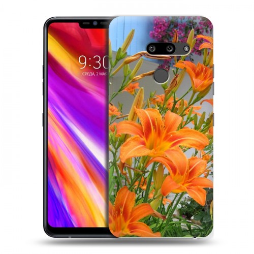 Дизайнерский пластиковый чехол для LG G8 ThinQ Лилии