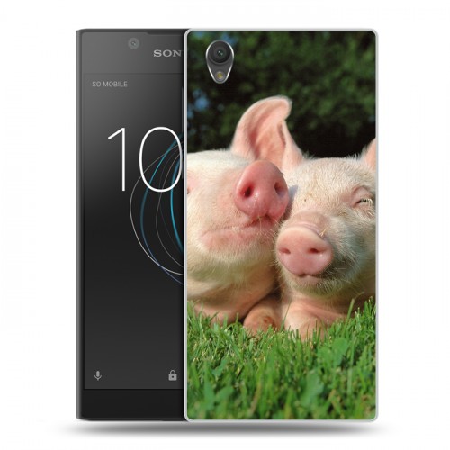 Дизайнерский пластиковый чехол для Sony Xperia L1 Свинки