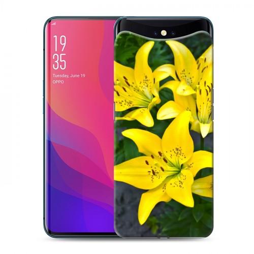 Дизайнерский силиконовый чехол для OPPO Find X Лилии