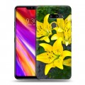 Дизайнерский пластиковый чехол для LG G8 ThinQ Лилии