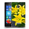 Дизайнерский пластиковый чехол для Microsoft Lumia 435 Лилии