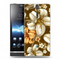 Дизайнерский пластиковый чехол для Sony Xperia S Лилии