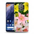 Дизайнерский силиконовый чехол для Nokia 9 PureView Лилии