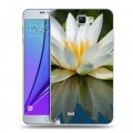 Дизайнерский пластиковый чехол для Samsung Galaxy Note 2 Лотос