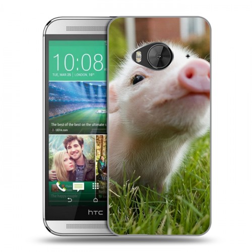 Дизайнерский силиконовый чехол для HTC One ME Свинки
