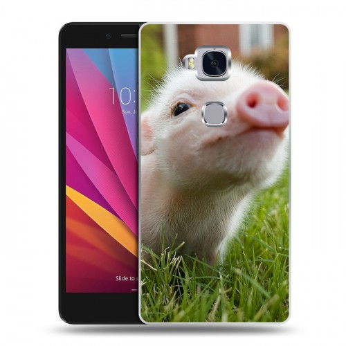 Дизайнерский силиконовый чехол для Huawei Honor 5X Свинки