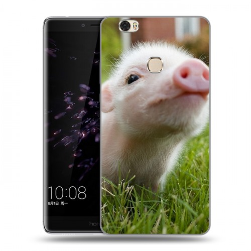 Дизайнерский пластиковый чехол для Huawei Honor Note 8 Свинки