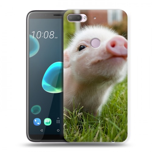 Дизайнерский силиконовый чехол для HTC Desire 12 Plus Свинки