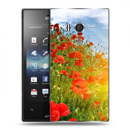 Дизайнерский пластиковый чехол для Sony Xperia acro S Мак