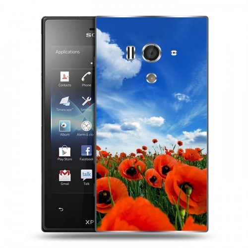 Дизайнерский пластиковый чехол для Sony Xperia acro S Мак