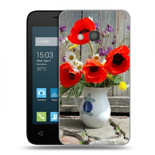 Дизайнерский силиконовый чехол для Alcatel One Touch Pixi 4 (4) Мак