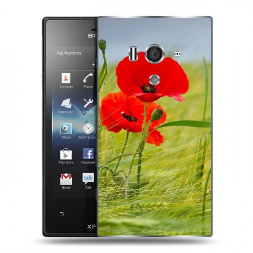 Дизайнерский пластиковый чехол для Sony Xperia acro S Мак